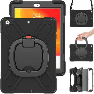 Microsoft Surface Pro 4/5/6/7/7 Plus - 360 Degree Rotate Shockproof Heavy Duty Tough Stand Case Cover With Strap & Pen Holder