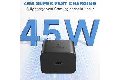 [Charger & Cable] Samsung 45W Super Fast PD Type-C USB-C Port Wall Charger Travel Power Adapter (AU Plug)
