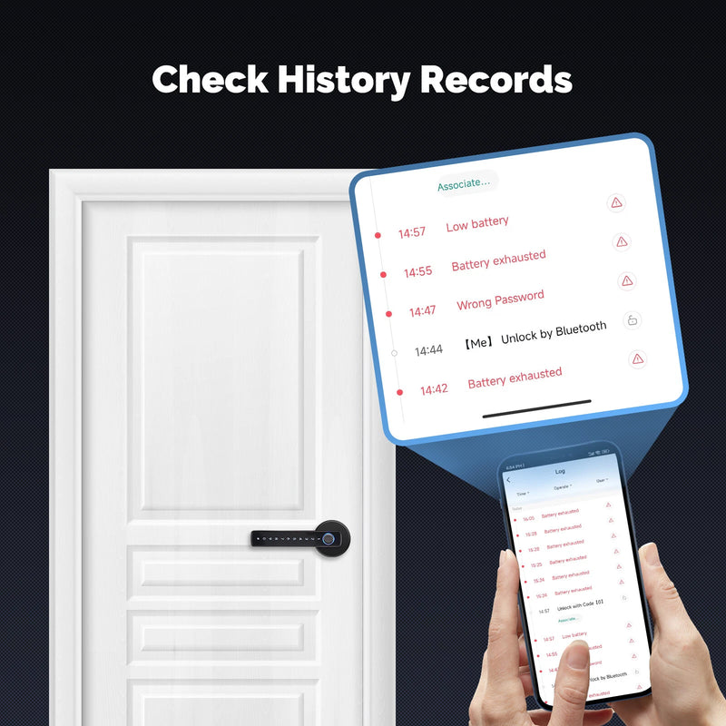 Chargez l'image dans la visionneuse de la galerie, [TUYA Smart Home] Moes Tuya Wireless Fingerprint Passcode Smart Door Lock - Polar Tech Australia
