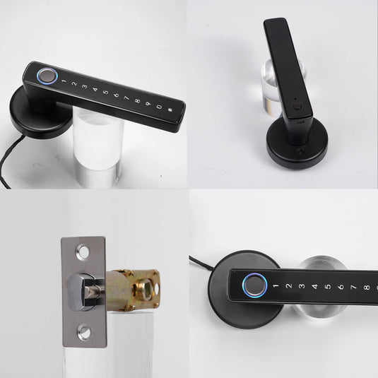 [TUYA Smart Home] Moes Tuya Wireless Fingerprint Passcode Smart Door Lock - Polar Tech Australia