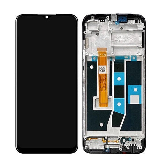 [With Frame] OPPO A17 (CPH2477) LCD Touch Digitiser Display Screen Assembly - Polar Tech Australia