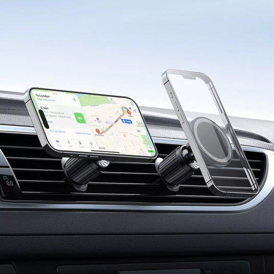 [L13] Universal MagSafe Compatible Aircon Vent Flow Magnet Phone Holder - Polar Tech Australia