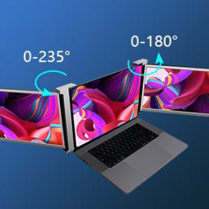 Load image into Gallery viewer, Universal Portable FHD Triple-Screen Monitor Laptop Expansion Screen For 13-17 inch Laptop &amp; MacBook - Polar Tech Australia
