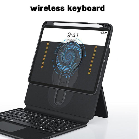 Apple iPad 10 / 10th (2022) 10.9” Magic 360 Rotation Detachable Smart Wireless Trackpad Keyboard Flip Case - Polar Tech Australia