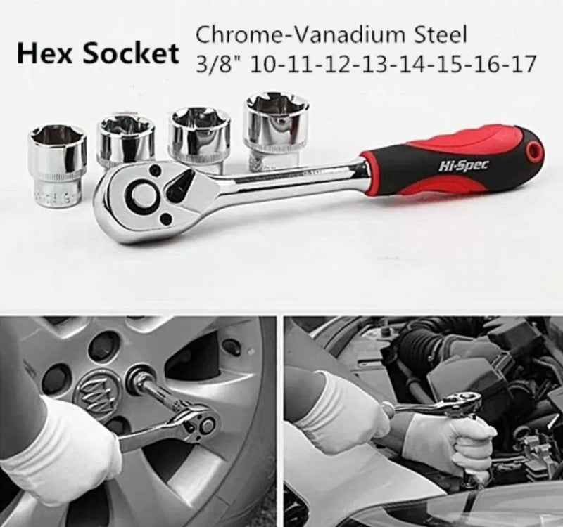 Load image into Gallery viewer, Hi-Spec 77 in 1 General Purpose Tool Home Repair Car Maintainence Tool Kits Mechanic Tool Set
