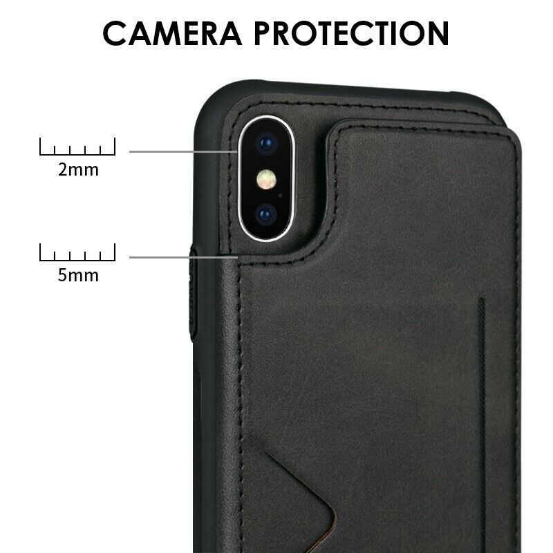Cargue la imagen en el visor de la galería, [Built-in Card Slot] Hanman Mika Leather Case For Apple iPhone 12/12 Pro/12 Pro Max/12 Mini/13 Mini
