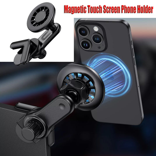 [Tech For Tesla] For Tesla Car Holder Mount Stand Touch Screen Phone Mount Bracket Holder Black - Polar Tech Australia