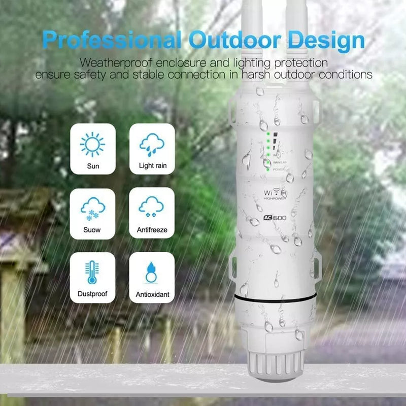 Load image into Gallery viewer, WAVLINK AC600 Dual Band Outdoor Wi-Fi Range Extender Antenna Access Point - Polar Tech Australia
