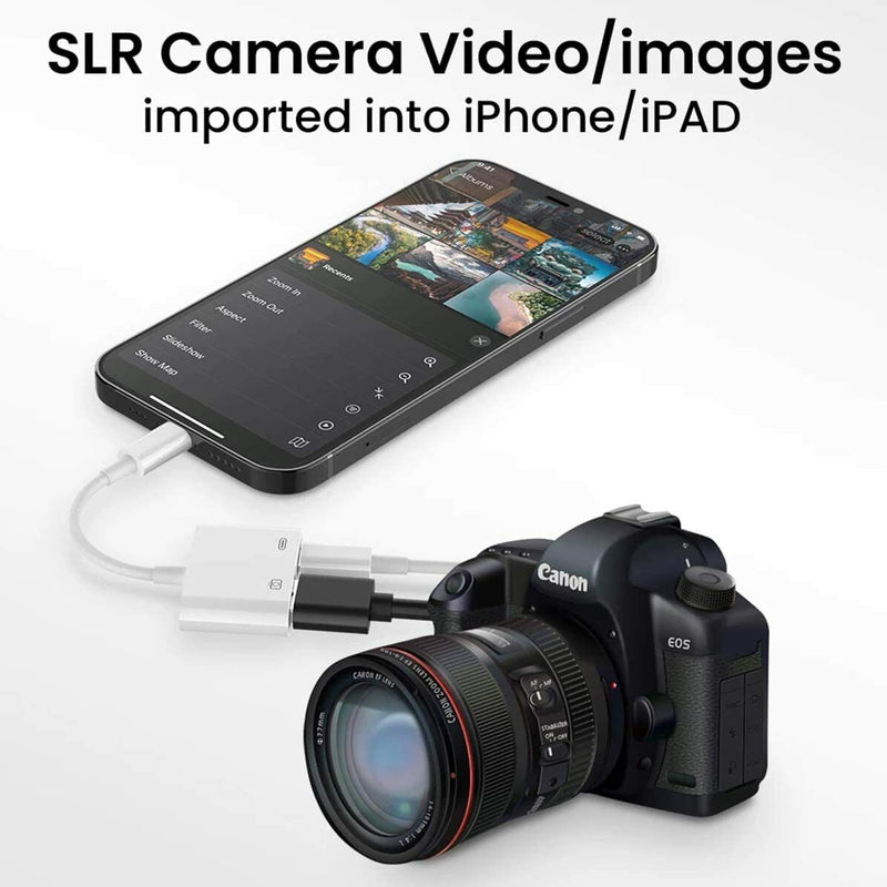 Load image into Gallery viewer, Apple Lightning to Female USB &amp; USB-C Type-C OTG Adapter - Polar Tech Australia

