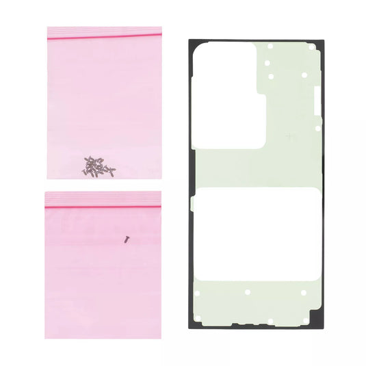 Samsung Galaxy S24 Ultra (SM-S928) - Back Cover Adhesive Seal Sticker With Screw Rework Kit - Polar Tech Australia