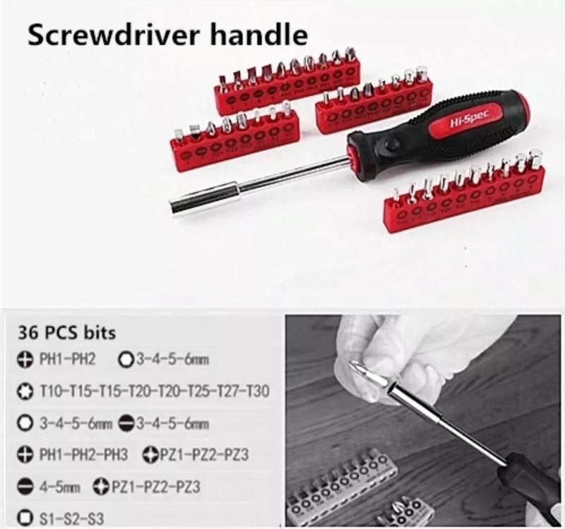 Load image into Gallery viewer, Hi-Spec 77 in 1 General Purpose Tool Home Repair Car Maintainence Tool Kits Mechanic Tool Set
