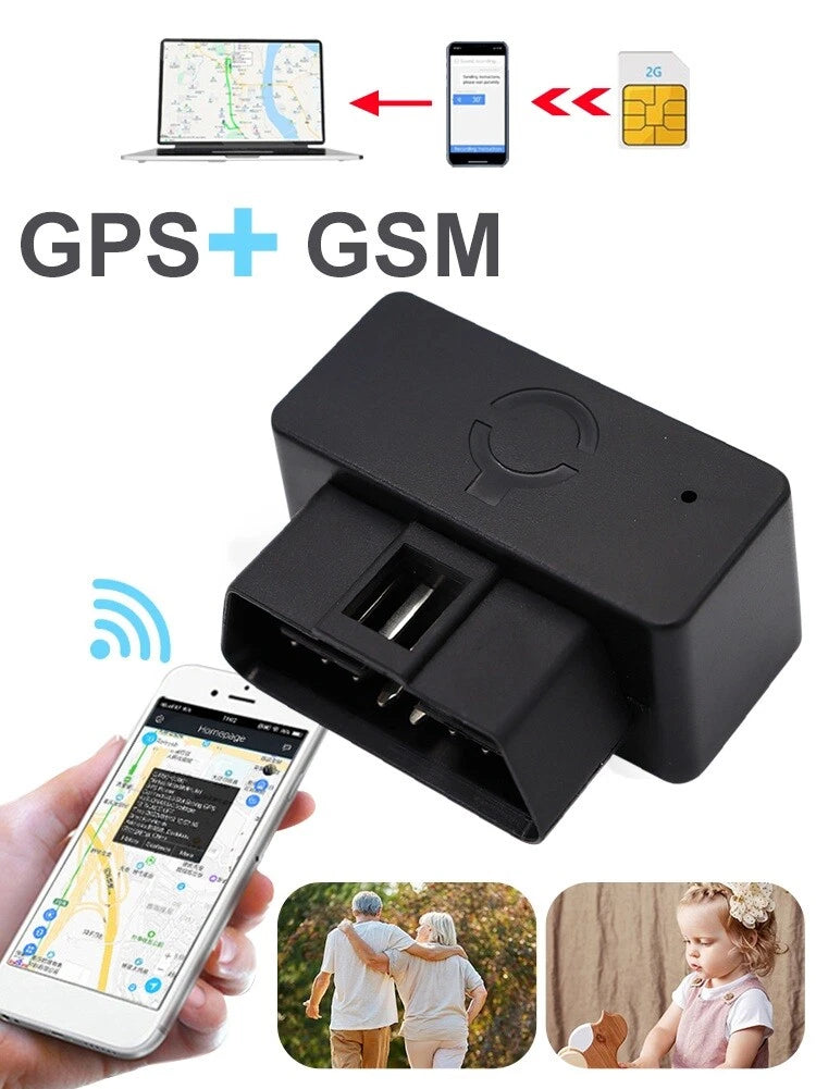 Chargez l&#39;image dans la visionneuse de la galerie, Global Version Mini 4G GSM Wireless OBD GPS Tracker Car GPS Locator Overspeed Alarm Anti-lost Geofence Route History - Polar Tech Australia
