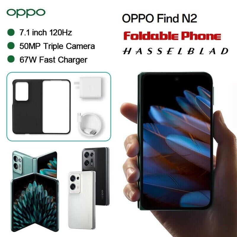 Load image into Gallery viewer, [Used 9/10] OPPO Find N2 (PGU110) - Snapdragon 8+ Gen 1 16GB RAM 512 GB Smartphone - Green Color - Polar Tech Australia
