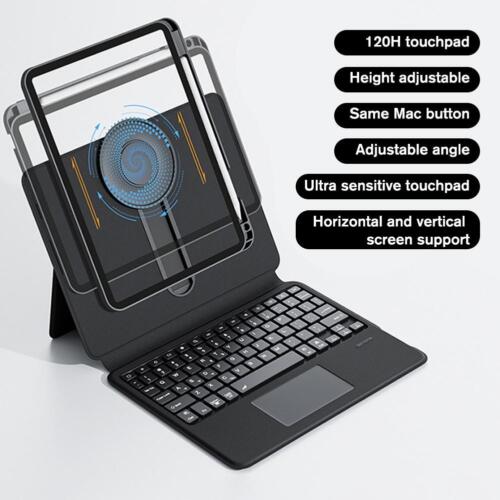 Load image into Gallery viewer, Apple iPad 10 / 10th (2022) 10.9” Magic 360 Rotation Detachable Smart Wireless Trackpad Keyboard Flip Case - Polar Tech Australia
