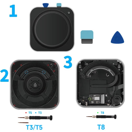 Load image into Gallery viewer, [Tools included] Mac mini M4 Upgraded SSD Driver Expansion Storage Module 512G/1TB/2TB - Polar Tech Australia
