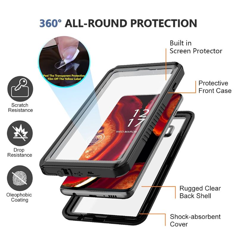 Load image into Gallery viewer, [FS Series] Samsung Galaxy S10 &amp; S10 Plus - Redpepper Full Covered Waterproof Heavy Duty Tough Armor Case - Polar Tech Australia
