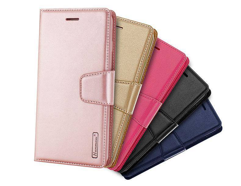 Load image into Gallery viewer, Samsung Galaxy J2 Pro / J5 Pro/ J7 Pro/ J810 Hanman Premium Quality Flip Wallet Leather Case - Polar Tech Australia
