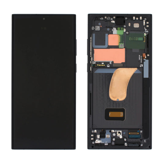 [AFT][With Frame] Samsung Galaxy S23 Ultra (SM-S918) OLED LCD Touch Digitizer Screen Assembly With Frame - Polar Tech Australia