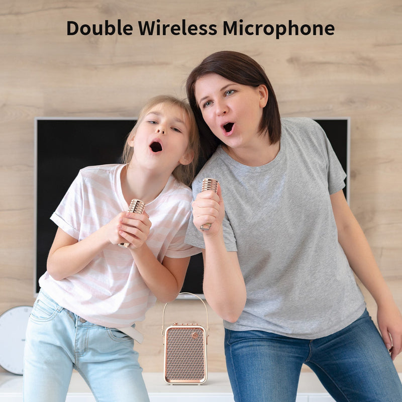 Cargue la imagen en el visor de la galería, Divoom Songbird-HQ Portable Karaoke Bluetooth Speaker | Home KTV Sound Set 50W Powerful Sound, 6 Microphone Modes, Bluetooth 5.2 Connectivity, 36Wh Battery Capacity
