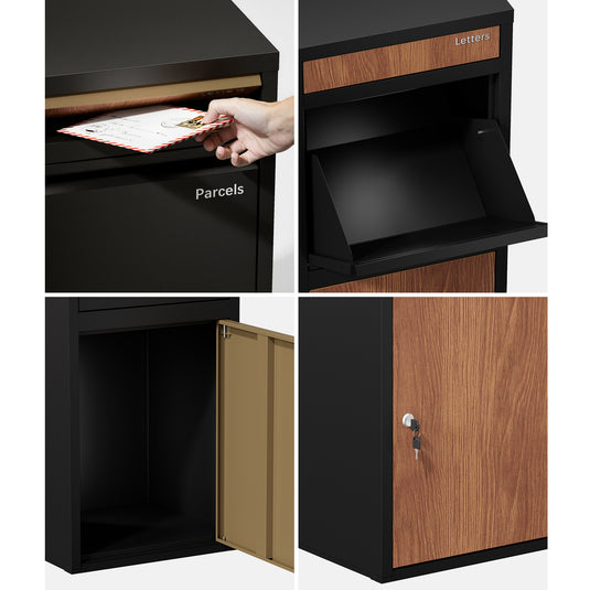 Heavy Duty Anti-Theft Household Parcel & Letter Lockable Delivery Mail Box