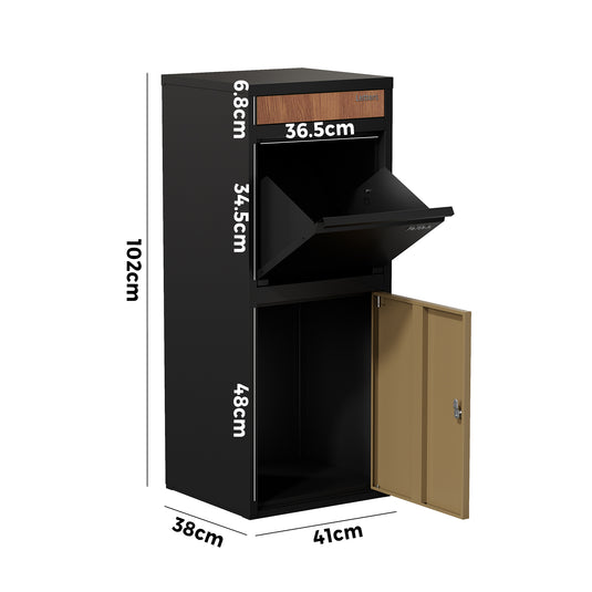 Heavy Duty Anti-Theft Household Parcel & Letter Lockable Delivery Mail Box