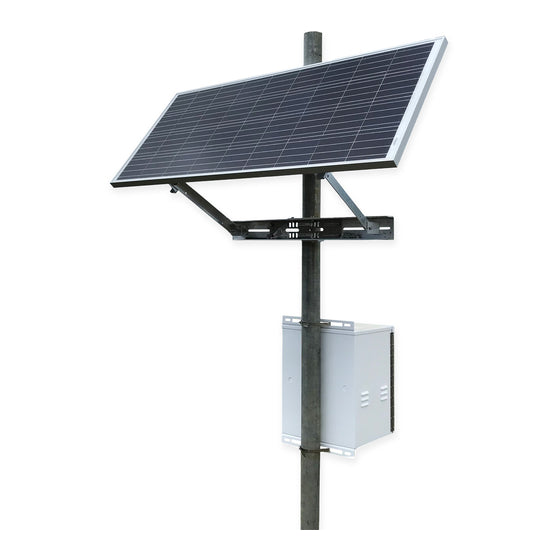 Cargue la imagen en el visor de la galería, [Built-in 12V/80Ah Battery] Universal 150W Solar Panel Powered 12V Power Supply CCTV Camera Wifi Bridge
