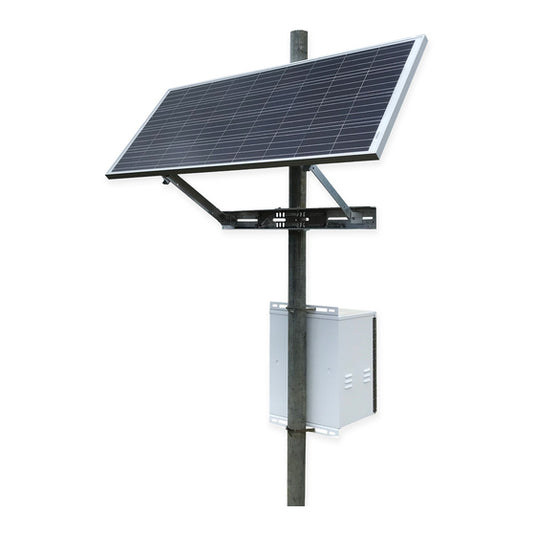 [Built-in 12V/80Ah Battery] Universal 150W Solar Panel Powered 12V Power Supply CCTV Camera Wifi Bridge