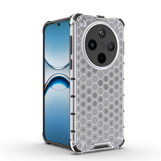 OPPO Find X8 Pro (CPH2659) - Honeycomb Transparent Shockproof Protection Case - Polar Tech Australia
