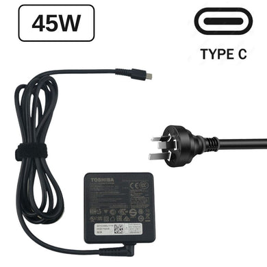 [45W/20V-2.25A][Type-C] Toshiba PA5279U-1ACA USB C AC Power Adapter Laptop Wall Charger (AU Plug) - Polar Tech Australia