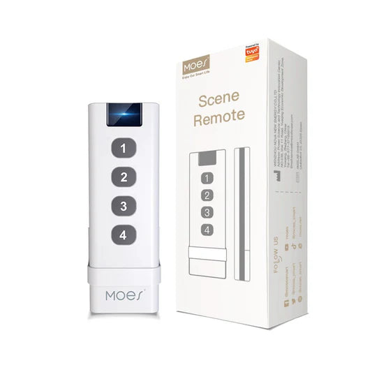[TUYA Smart Home] Tuya Moes Smart Zigbee Smart Scene Remote – 4-Button Scene Switch