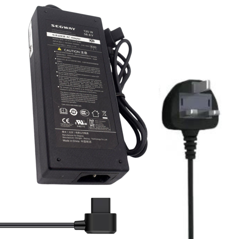 Chargez l&#39;image dans la visionneuse de la galerie, [120W/58.8V-2A][Flat Square] Segway Ninebot One Z10 Replacement Charger - Polar Tech Australia
