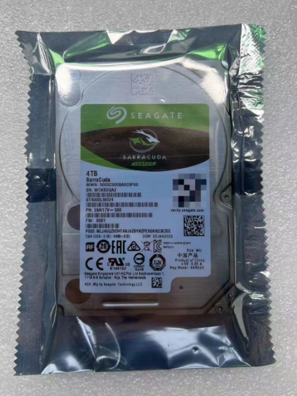 Seagate Barracuda 4tb Hard Disk 5400rpm 6GB/S 128MB Thick SATA 2.5' Hard Drive (ST4000LM024) SSD/HDD