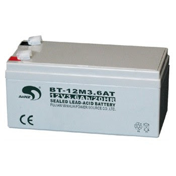 [BT-12M3.6AT] 12V/3.6Ah Battery Valve Regulated Sealed Lead-Acid UPS Battery Back up - Polar Tech Australia