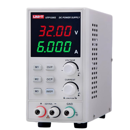 [UTP1306S] UNI-T Regulated Switch DC Power Supply Adjustable 32V 6A Mobile Phone Repair - Polar Tech Australia