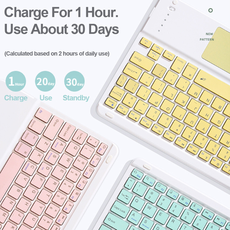 Chargez l&#39;image dans la visionneuse de la galerie, Detachable Wireless Bluetooth Keyboard Cover Case with Backlit for iPad Pro 11-inch 1st/2nd/3rd/4th Gen 2018/2020/2021/2022
