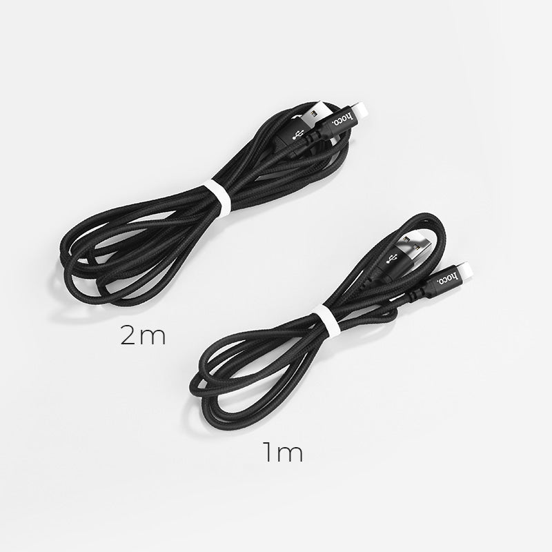 Load image into Gallery viewer, [X14][1M/2M][Heavy Duty][USB to Lightning] HOCO Times Speed Fast Charging Data Sync USB Cable - Polar Tech Australia
