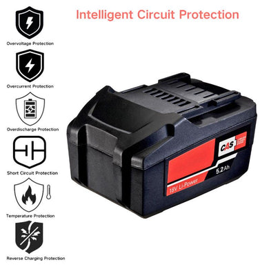 [625026000] Metabo BS 18 LTX-3 BL I METAL 603181840 18V - Replacement Electrical Tool Li-ion LiPower Battery - Polar Tech Australia
