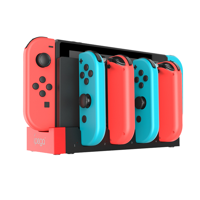Chargez l&#39;image dans la visionneuse de la galerie, Nintendo Switch USB 2.0 Joy-Con Charger Base with 4 Joy-Con Charging Slots and Indicator Light - Polar Tech Australia
