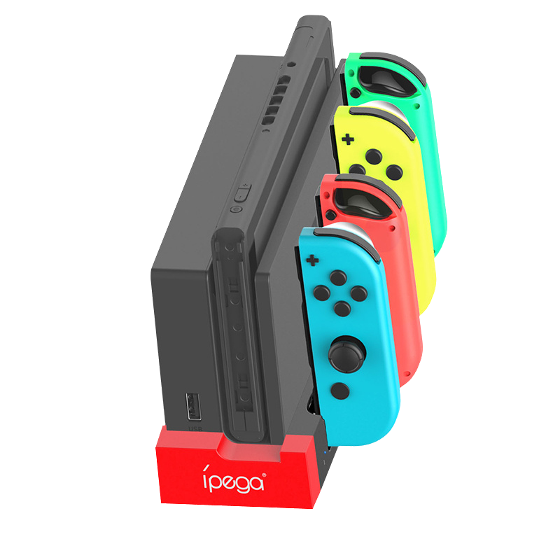 Chargez l&#39;image dans la visionneuse de la galerie, Nintendo Switch USB 2.0 Joy-Con Charger Base with 4 Joy-Con Charging Slots and Indicator Light - Polar Tech Australia
