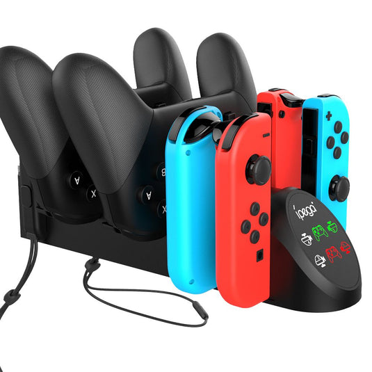 Nintendo Switch Joy-Con/Pro 6 in 1 Game Joystick Handle Controller Charging Base - Game Gear Hub