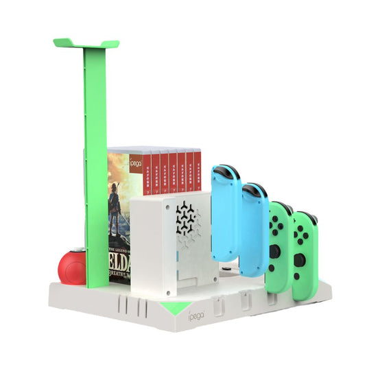 Nintendo Switch Joy-Con 9 in 1 Multi-function Vertical Game Controller Charging Station Dock  with Headset/Game Card Stand - Game Gear Hub