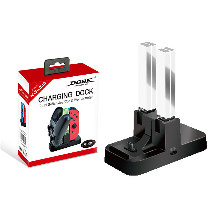 Cargue la imagen en el visor de la galería, Nintendo Switch Joy-con Pro Colorful LED Charging Station Holder with Cable - Polar Tech Australia
