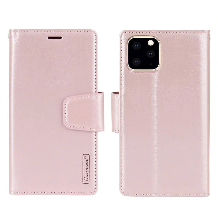 Cargue la imagen en el visor de la galería, [2 in 1 Magnetic Detachable] Apple iPhone 13/Mini/Pro/Max Hanman Flip Wallet Leather Case - Polar Tech Australia
