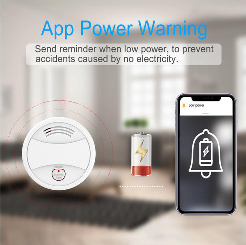 Load image into Gallery viewer, [TUYA Smart] Battery Powered Wireless WIFI Smoke Detector Smart Home Security - Polar Tech Australia
