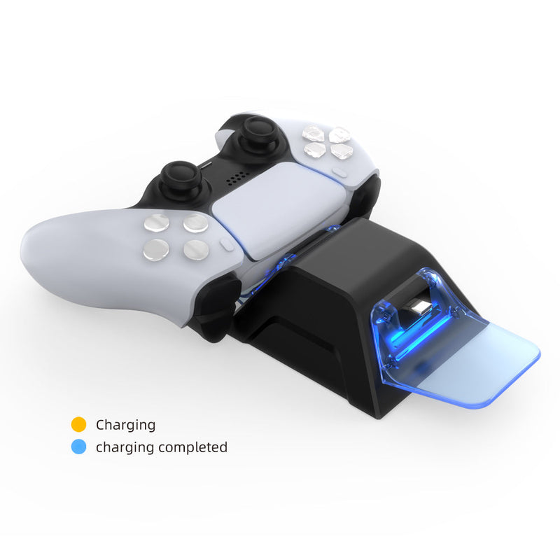 Cargue la imagen en el visor de la galería, PS5 Controller Type-C USB Dual Charging Dock Station with USB Cable - Game Gear Hub
