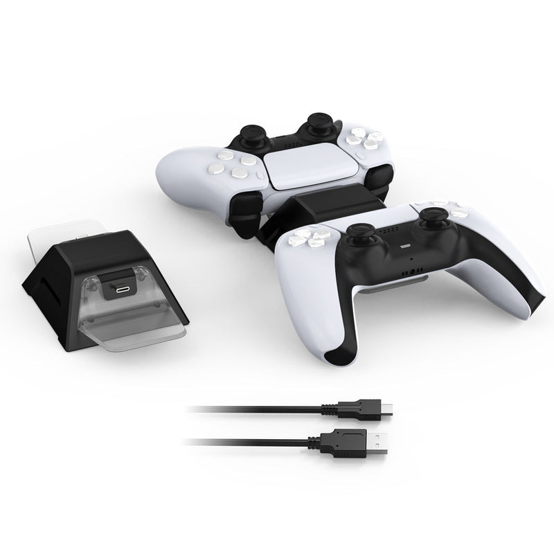 Chargez l&#39;image dans la visionneuse de la galerie, PS5 Controller Type-C USB Dual Charging Dock Station with USB Cable - Polar Tech Australia
