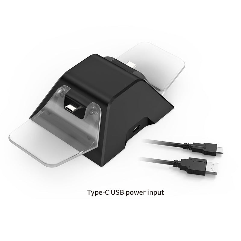 Cargue la imagen en el visor de la galería, PS5 Controller Type-C USB Dual Charging Dock Station with USB Cable - Game Gear Hub
