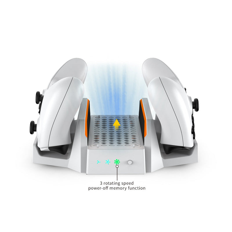 Load image into Gallery viewer, Xbox Series S - Cooling Fan Charging  Vertical Stand Dual Controller Charging Base - Game Gear Hub
