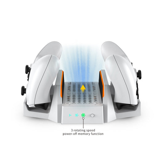 Xbox Series S - Cooling Fan Charging  Vertical Stand Dual Controller Charging Base - Game Gear Hub