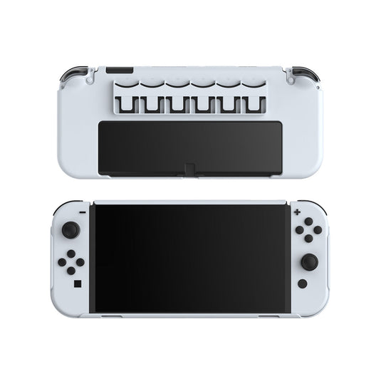 Switch OLED Integrated Protective Shell with 6 Game Card Slots Full Protection Cover - Game Gear Hub